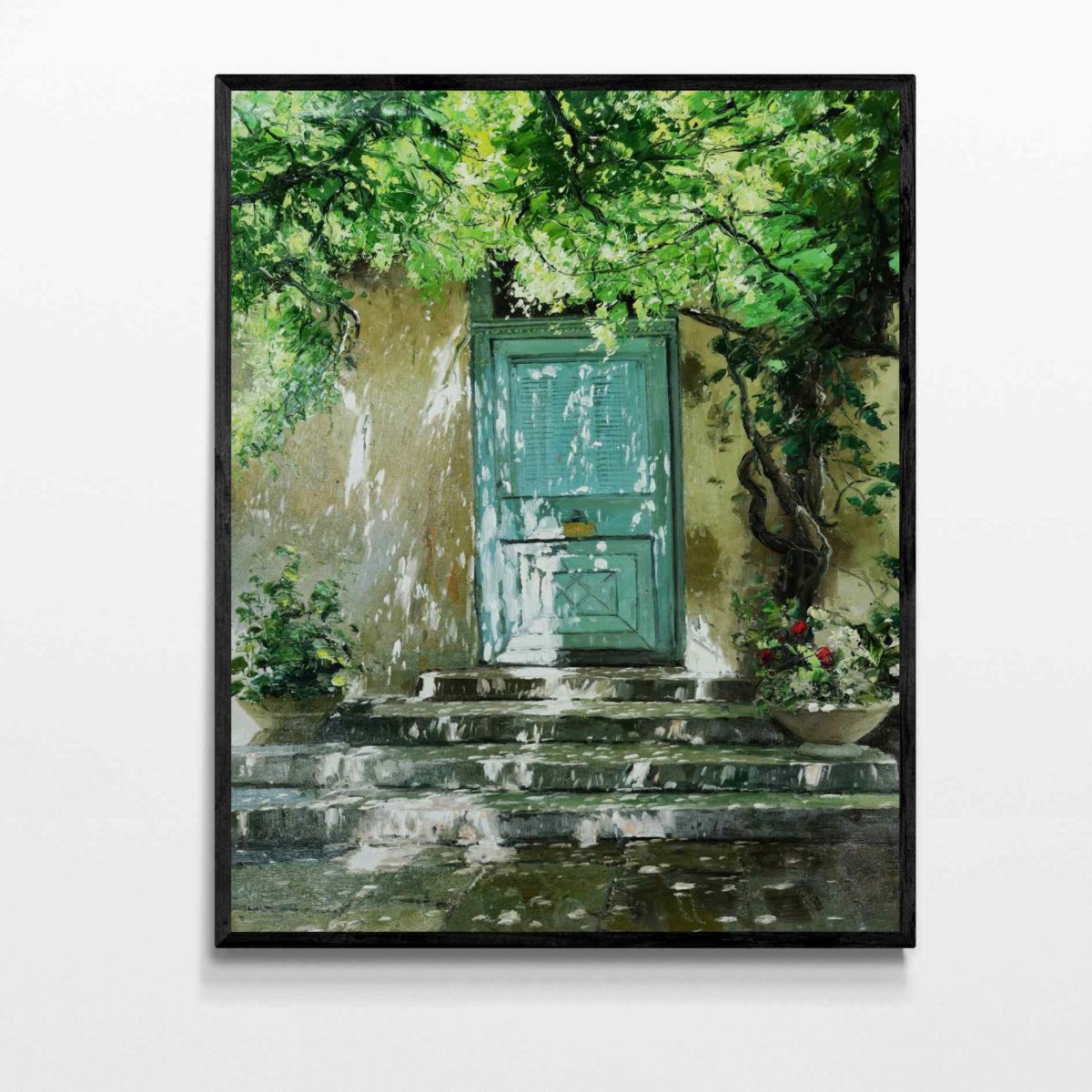 Pintura La Puerta Llena de Vida 81x102 cm - Imagen 2