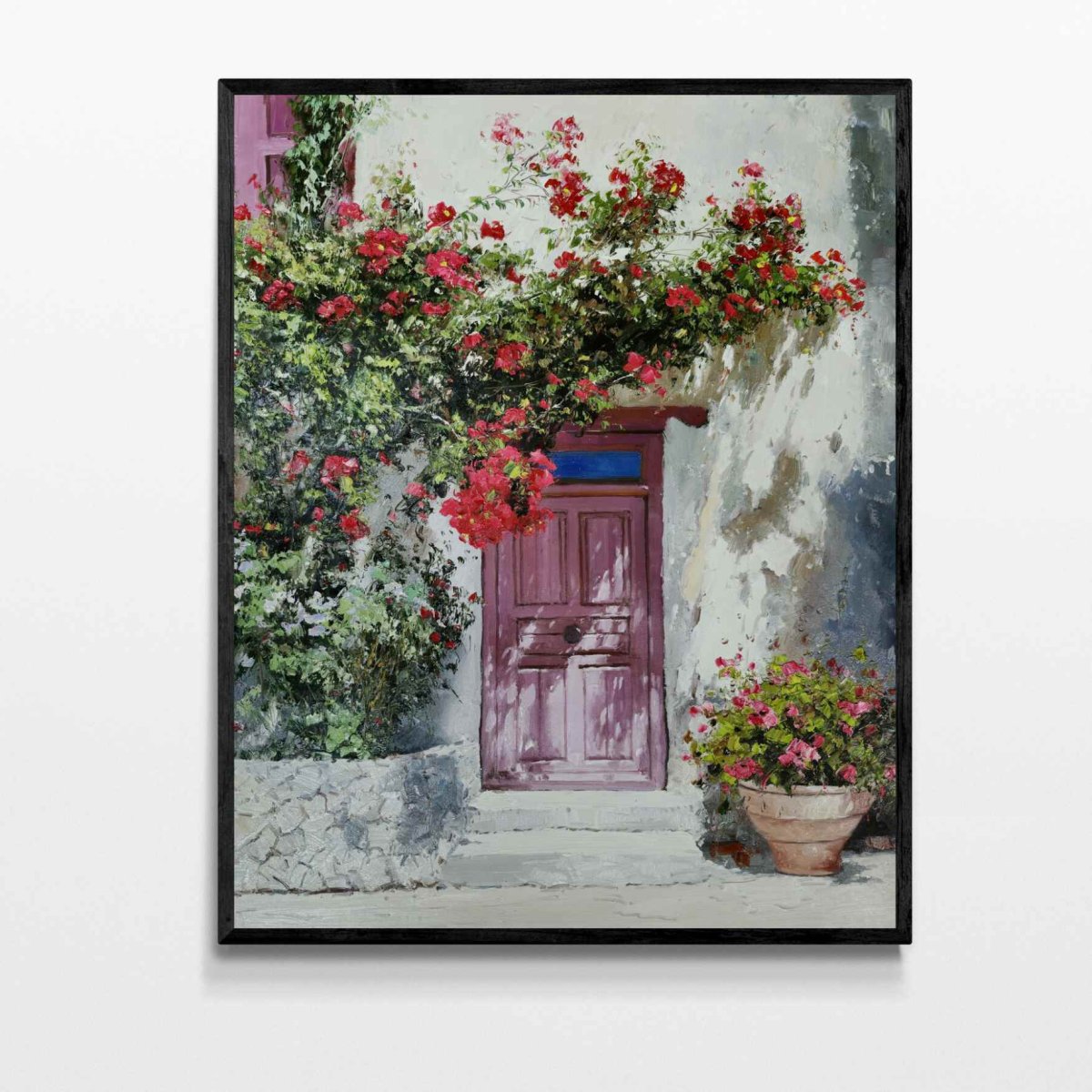 Pintura La Puerta Morada 81x102 cm