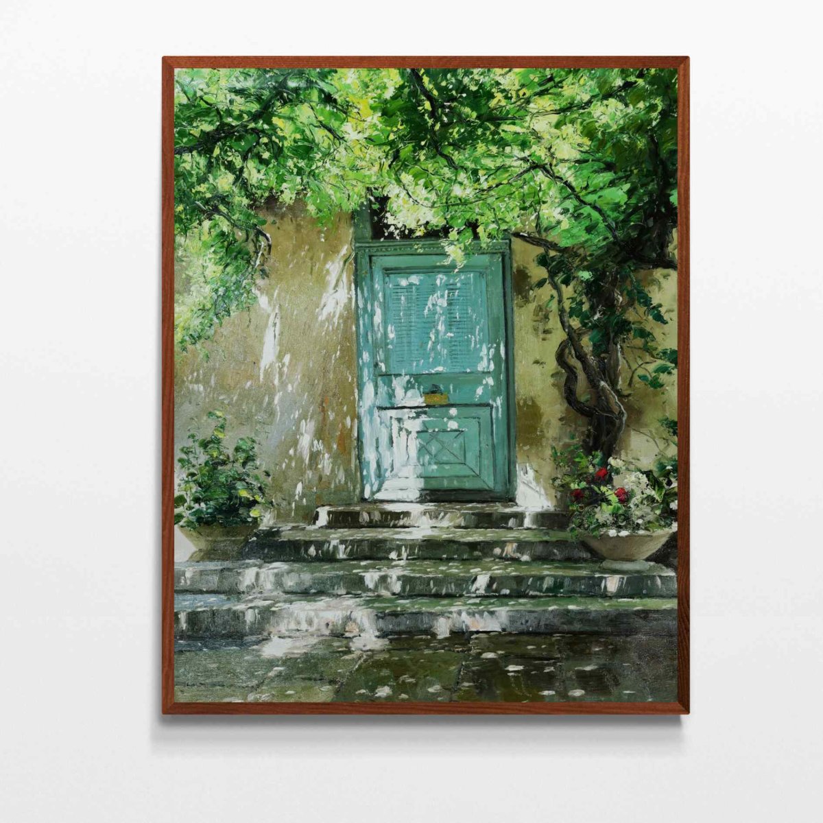 Pintura La Puerta Llena de Vida 81x102 cm - Imagen 3