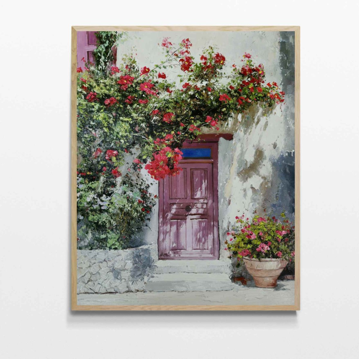 Pintura La Puerta Morada 81x102 cm - Imagen 3