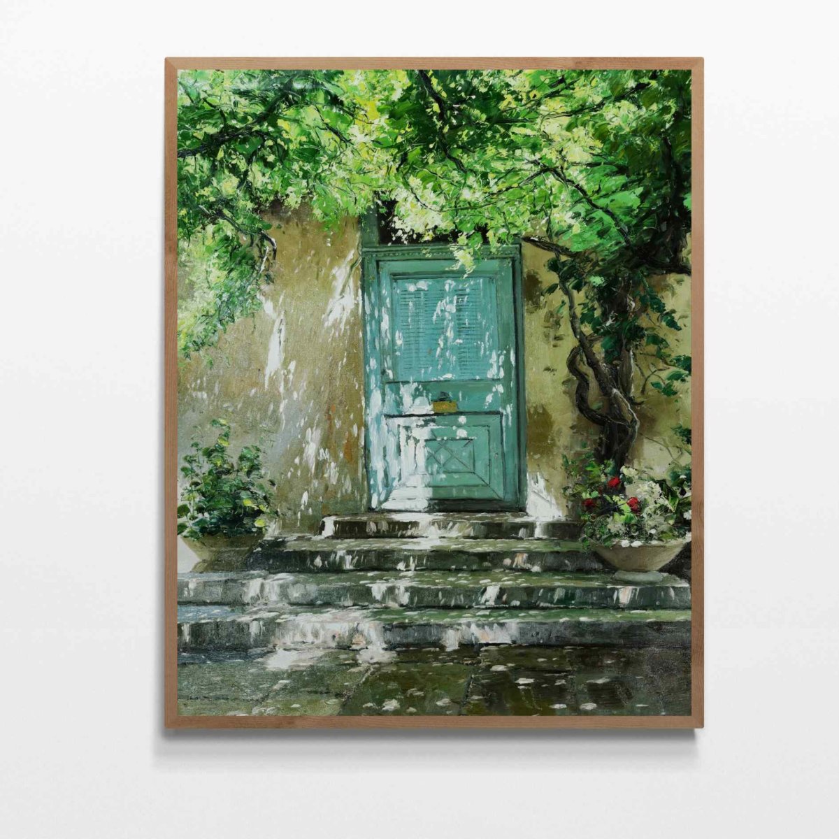 Pintura La Puerta Llena de Vida 81x102 cm - Imagen 4