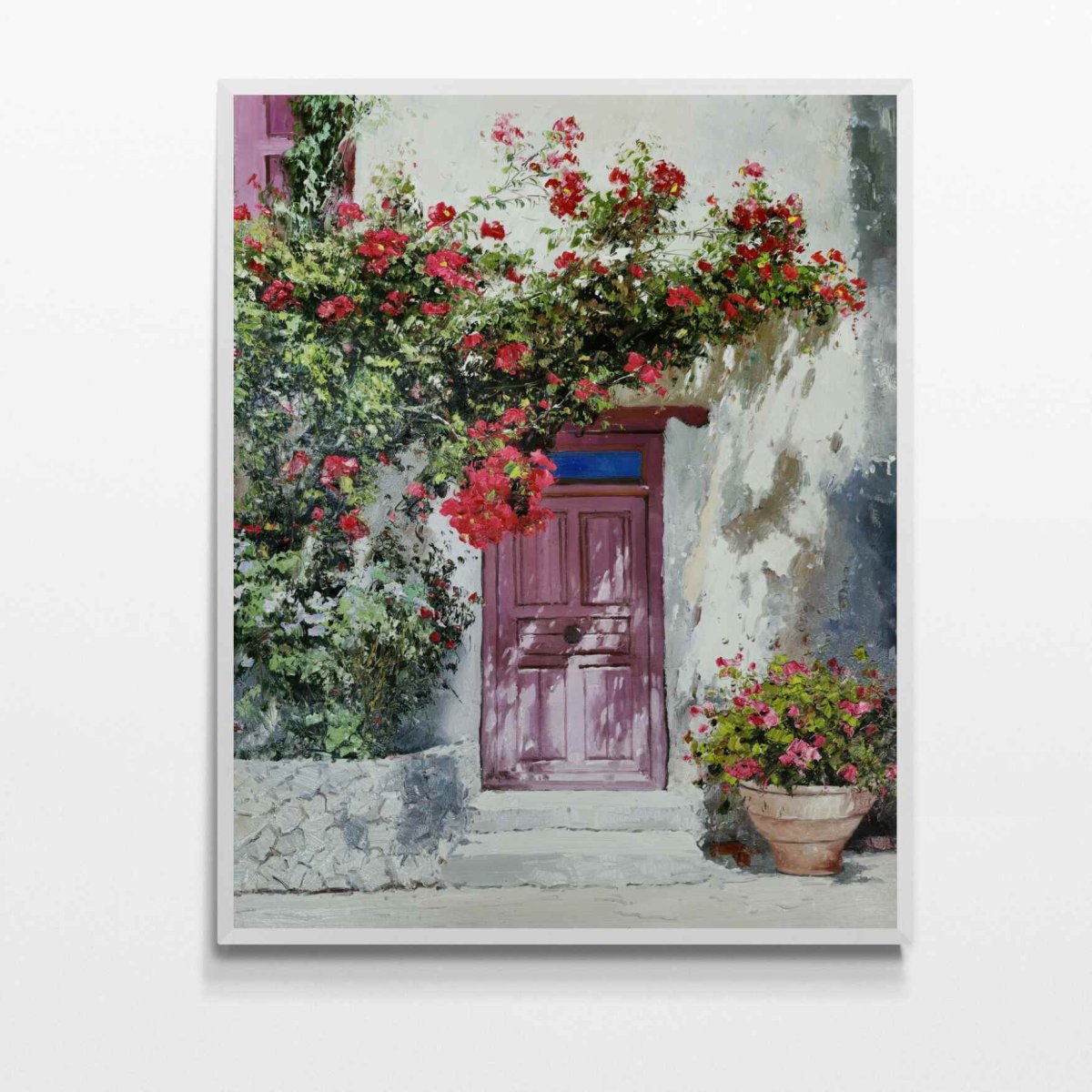 Pintura La Puerta Morada 81x102 cm - Imagen 4