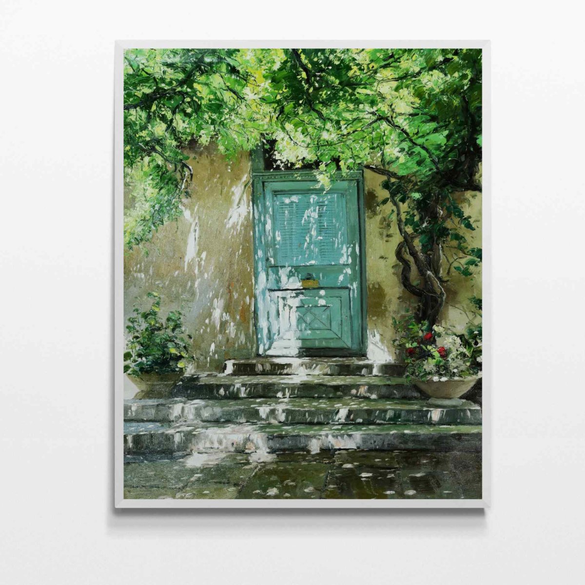 Pintura La Puerta Llena de Vida 81x102 cm - Imagen 5