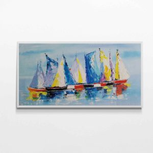 Pintura Barcos Vela 120x60cm
