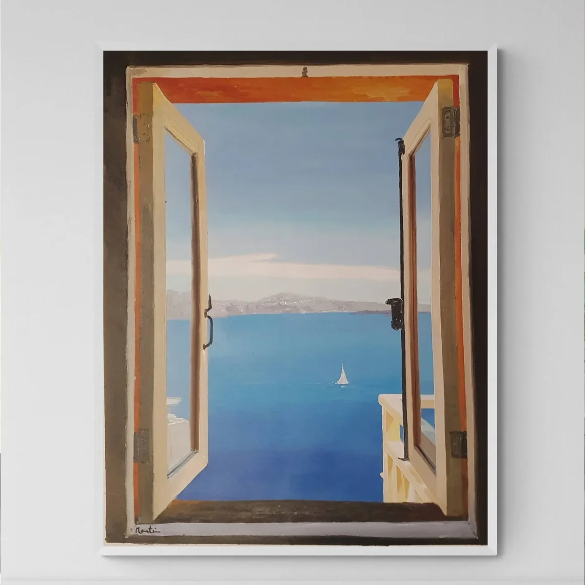 Pintura Nuestra Ventana 81x102 cm - Imagen 2
