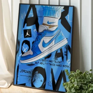 Cuadro de zapatillas Street Art y cultura pop " Nike Jordan 3 "