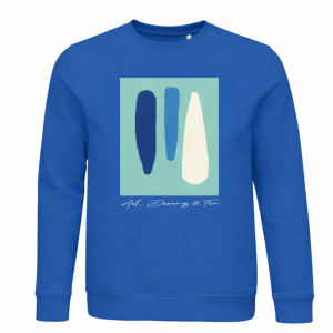 Sudadera cuello redondo unisex ecológica | Art, Dreams & Fun