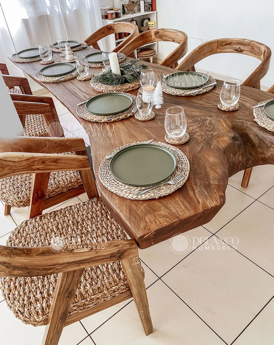 MESA NATURAL HOME (COMEDOR) PIEZA ÚNICA - Imagen 2