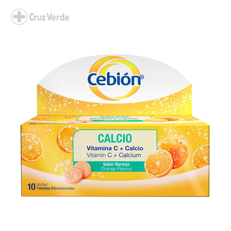 Cebion Calcio 10 Tableta Efervescente - Imagen 2
