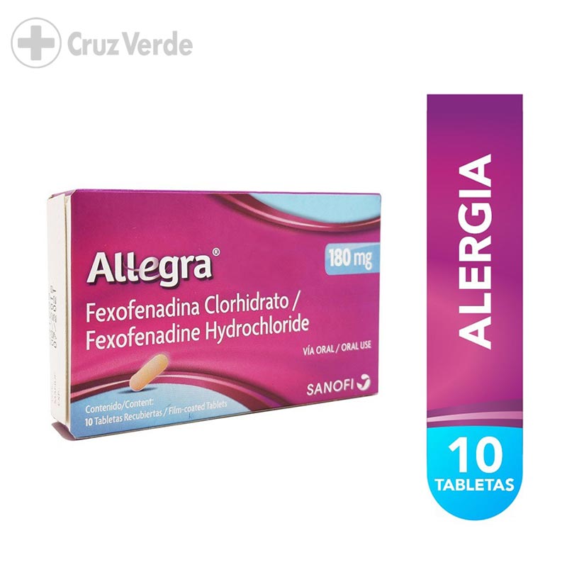 Allegra 180mg 10 Comprimido