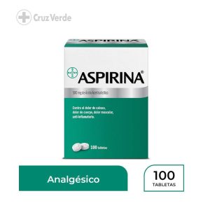Aspirina Adulto 500mg 100 Tableta (disp)