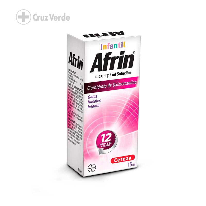 Afrin Infantil 0.025% 15ml Solucion Nasal Gotas