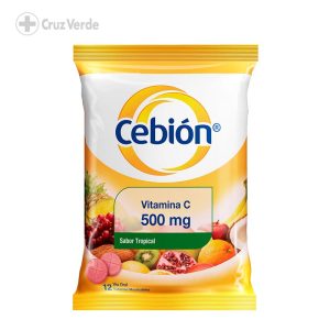 Cebion Tropical 500mg 12 Tableta Masticable (1 Sobre)