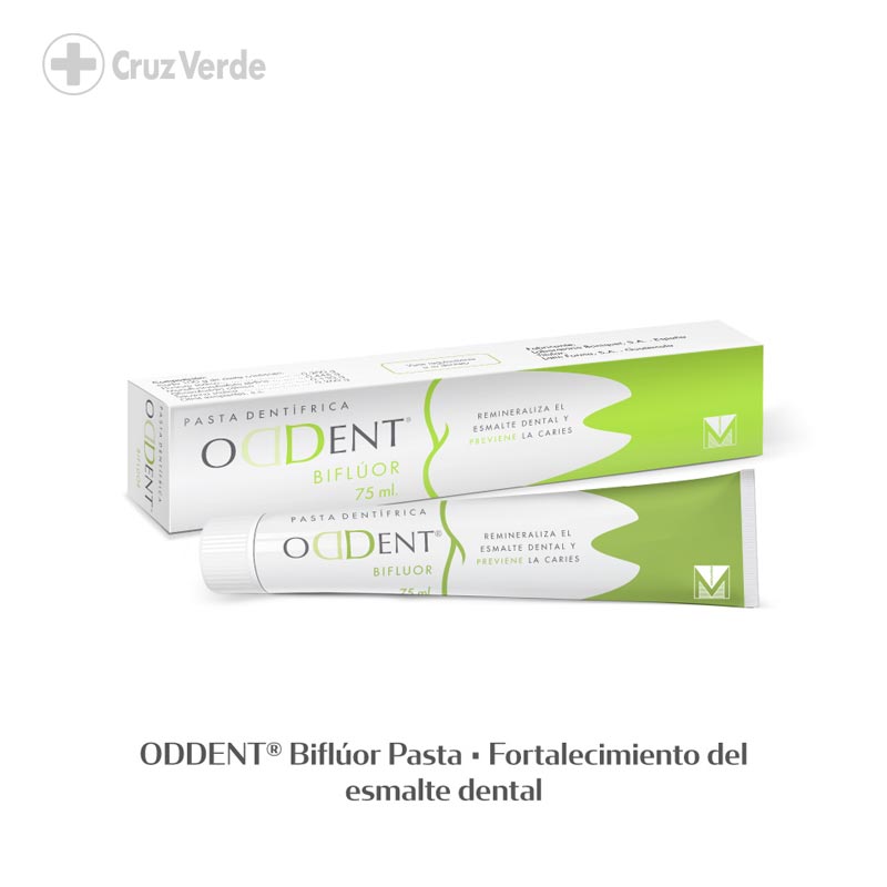 Oddent Bifluor Etiqueta Verde Claro 75ml Pasta Dental