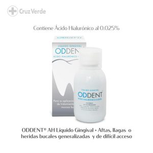 Oddent Acido Hialuronico Cicatrizacion Etiqueta Gris 0.025% 150ml Enjuague Bucal