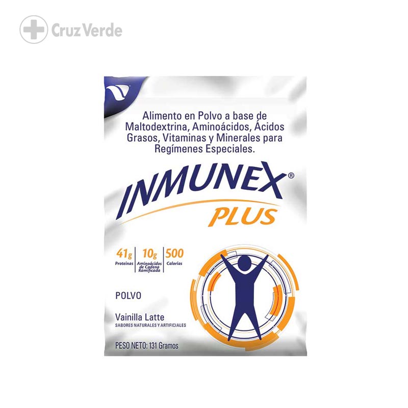 Inmunex Plus Vainilla 1 Sobre Polvo 131g - Imagen 2