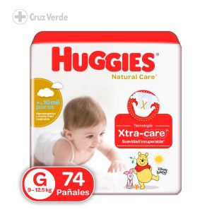 Huggies Pañal Natural Care Talla G 74 Unidad
