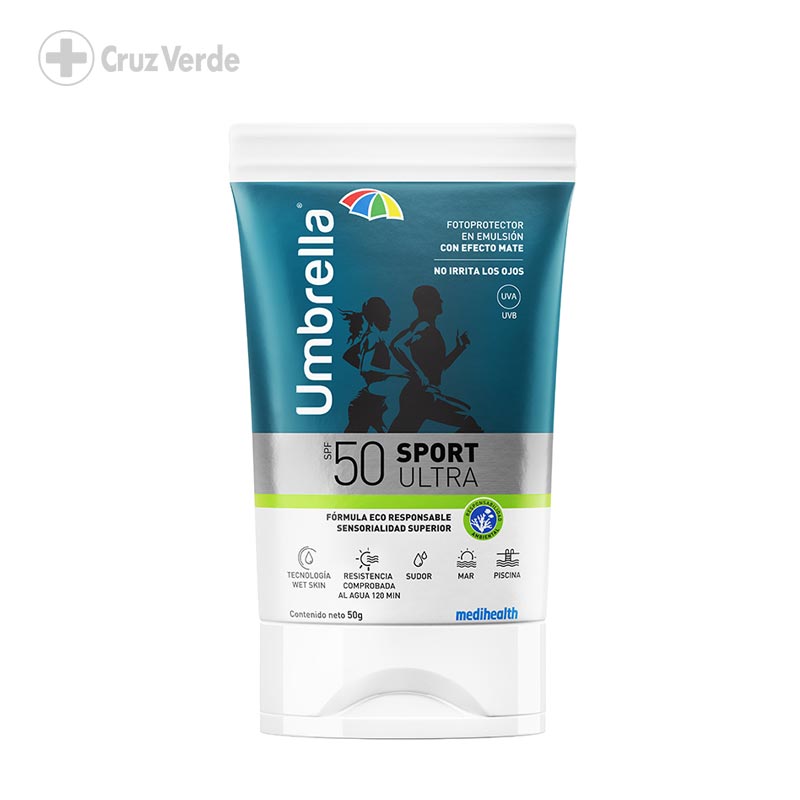 Umbrella Fotoprotector Solar Sport Ultra Spf50 50g - Imagen 2