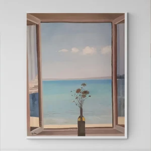 Pintura El Jarrón Con Vistas 81x102 cm