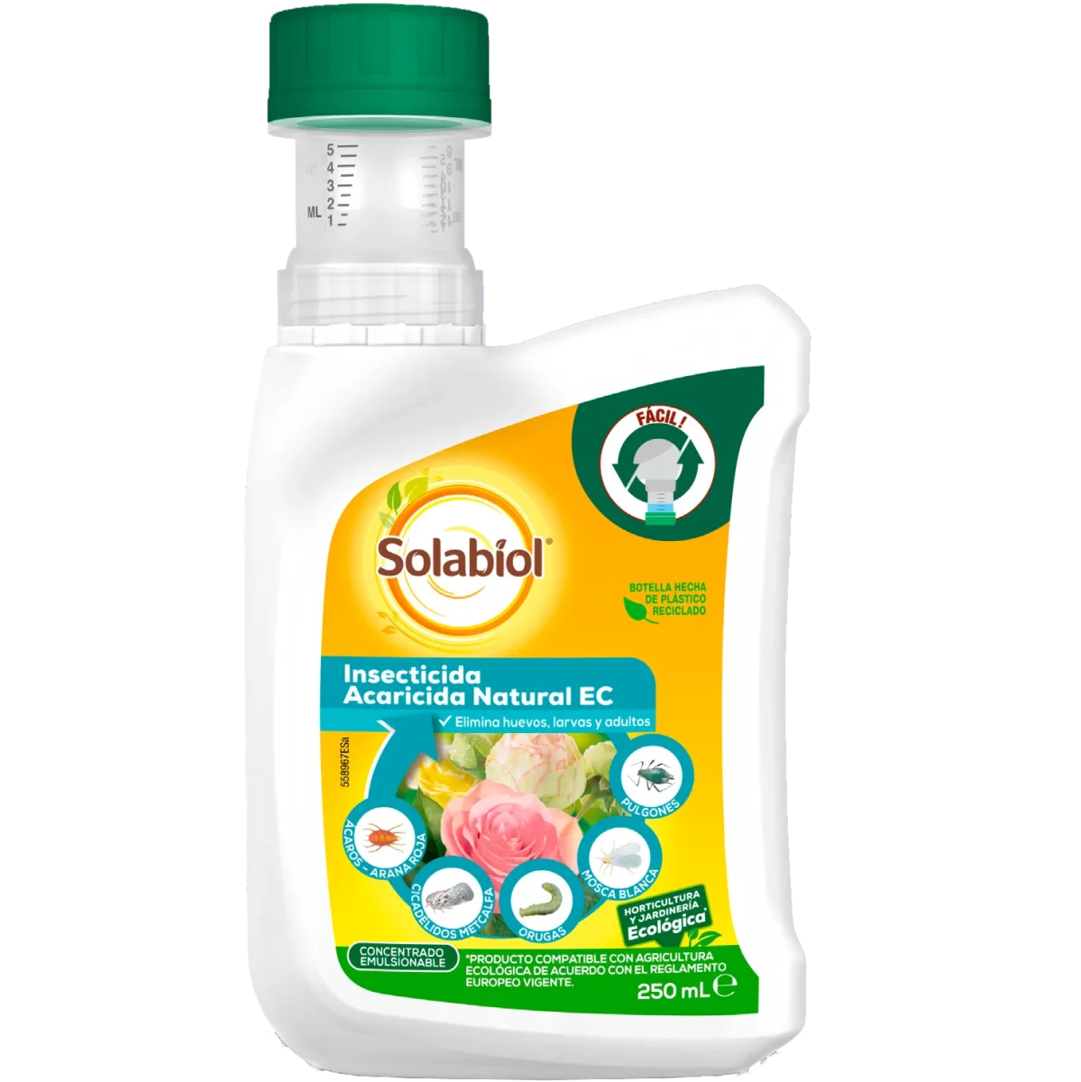 🌿 Solabiol Insecticida Acaricida Natural Ecológico 250 ml - Imagen 2