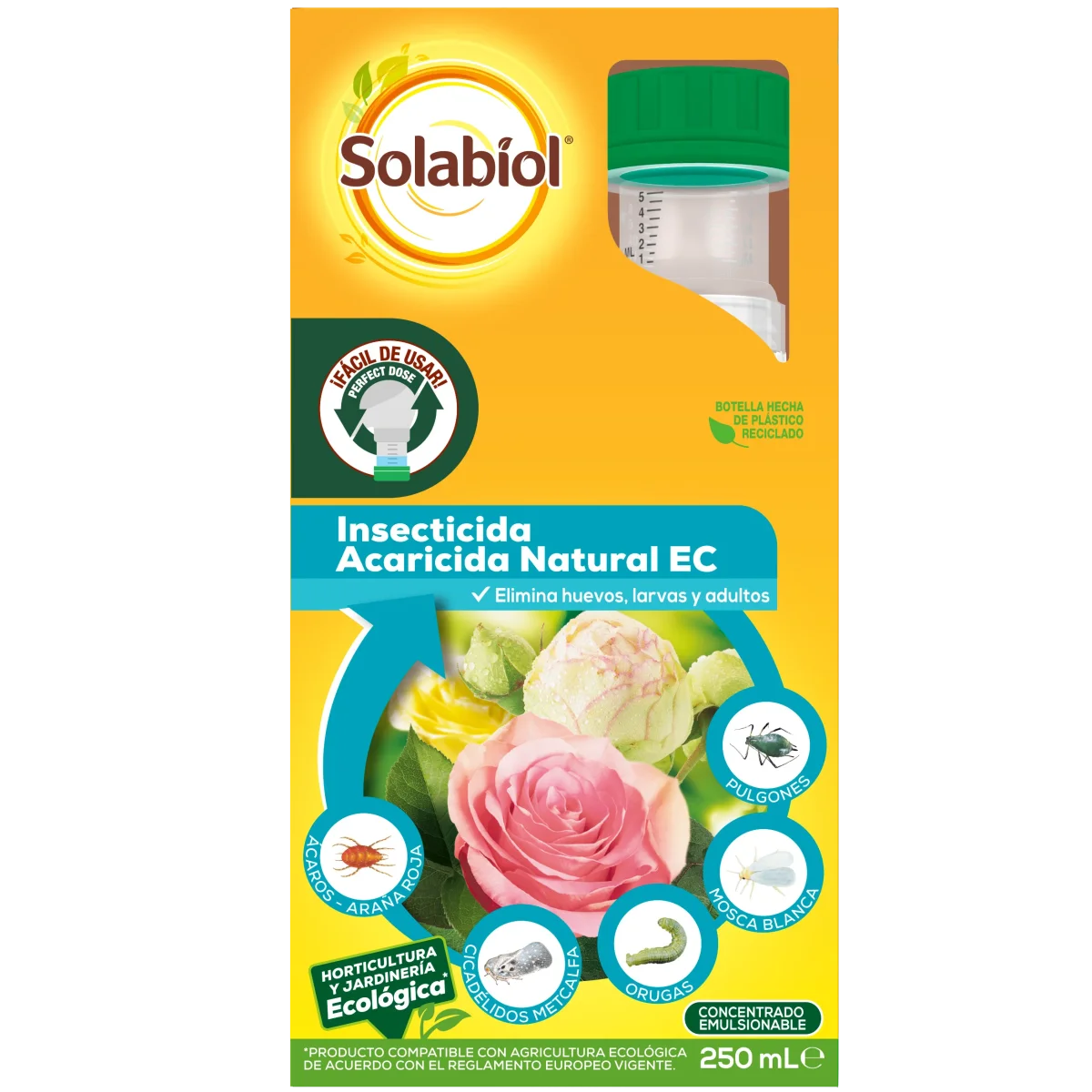 🌿 Solabiol Insecticida Acaricida Natural Ecológico 250 ml - Imagen 3