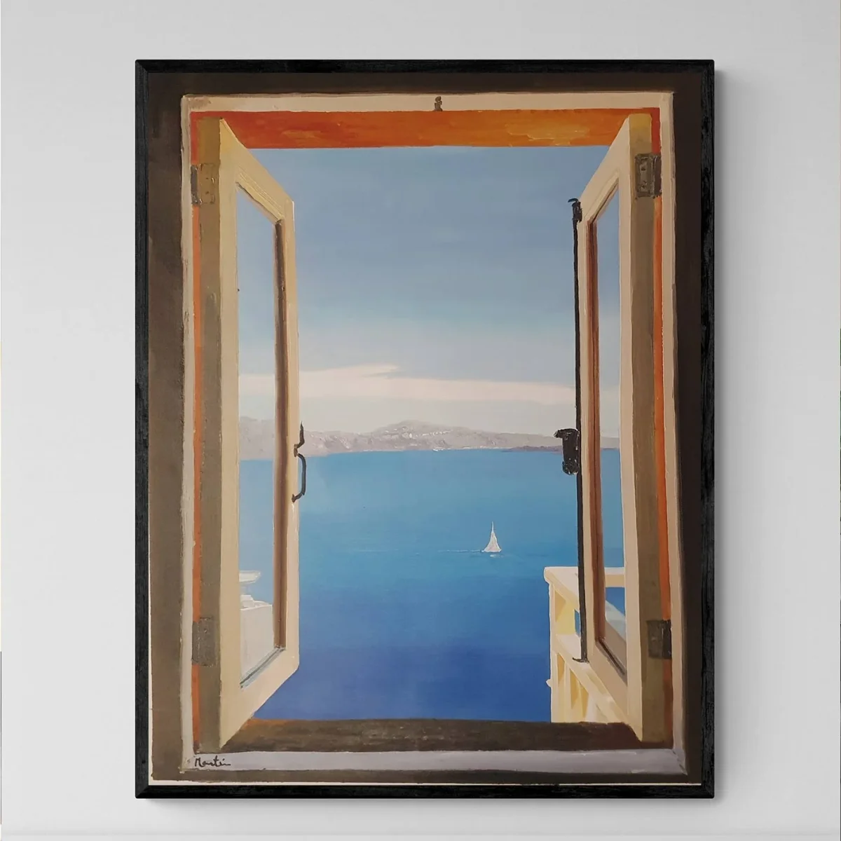 Pintura Nuestra Ventana 81x102 cm - Imagen 5