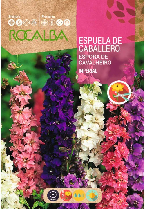 ESPUELA DE CABALLERO PACIFIC PERENNE - SOBRE DE SEMILLAS 0,5G - Imagen 2