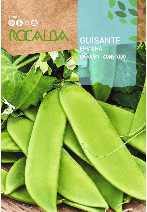 SEMILLA GUISANTE CAROUBY COMETODO 50 GR. TIRABEQUE - Imagen 2