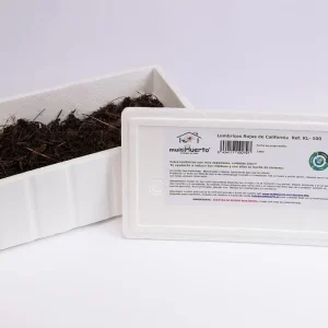 KIT 500 UD. DE LOMBRICES ROJAS CALIFORNIANAS CERTIFICADA