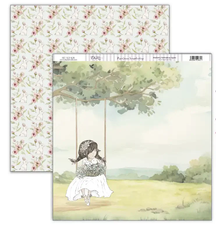 Papel Scrap 628 "En Comunión Con La Naturaleza" 2024 Dayka Trade - Imagen 2