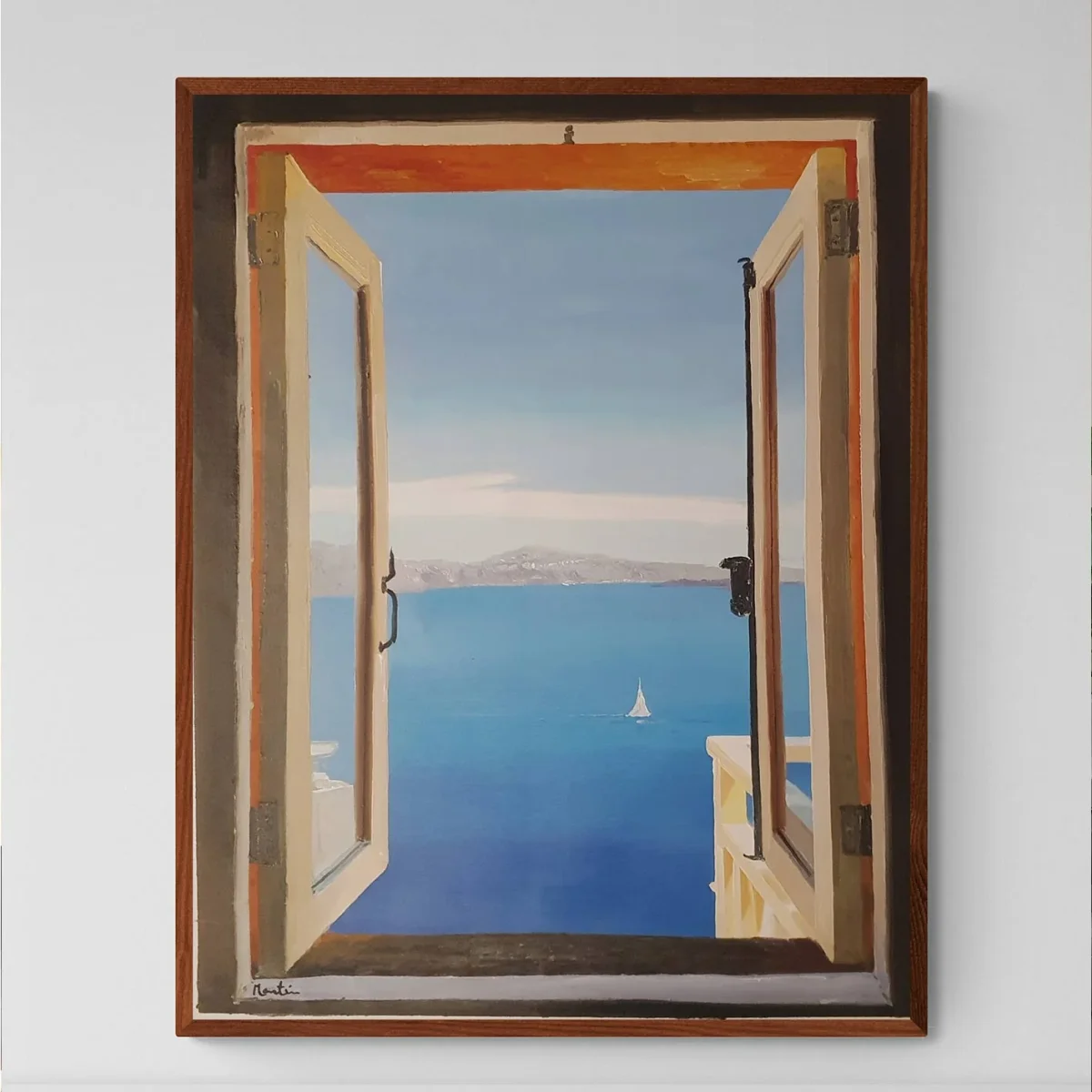 Pintura Nuestra Ventana 81x102 cm - Imagen 7