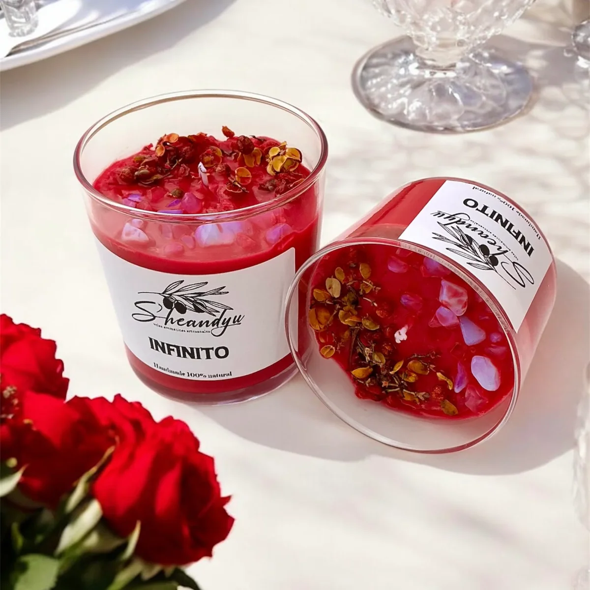 VELA Aromática Cera Soja INFINITO